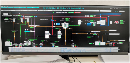 全國冶金行業(yè)第一個(gè)零排放項(xiàng)目正式運(yùn)行 ——我公司承建的石鋼濃鹽水硫酸鈉蒸發(fā)結(jié)晶工程出鹽了