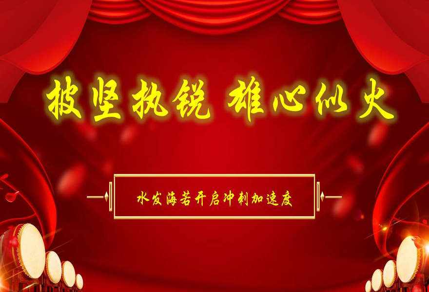 披堅(jiān)執(zhí)銳 雄心似火 ——水發(fā)海若開啟沖刺加速度