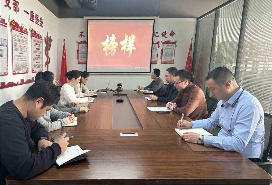 汲取榜樣力量 踐悟責(zé)任使命——環(huán)境服務(wù)聯(lián)合黨支部組織集中學(xué)習(xí)收看《榜樣8》專題節(jié)目