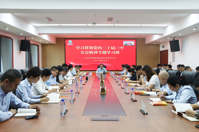 生態(tài)公司舉辦黨的二十屆三中全會(huì)精神專題學(xué)習(xí)班